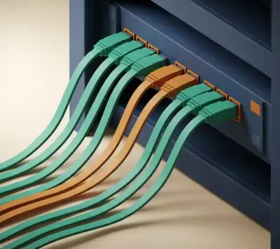 CCTV view: server rack